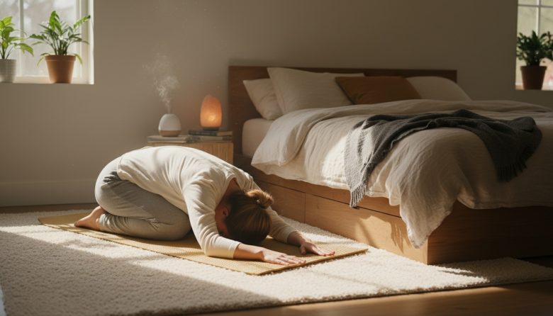 Gentle Pre-Sleep Yoga Routine to Relax Fully